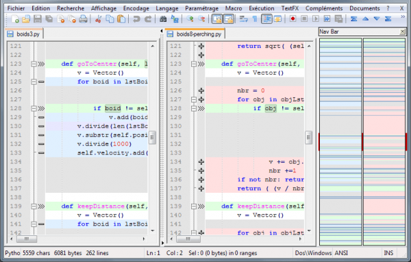 compare notepad files